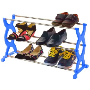 1570 3 Layer Multipurpose Portable Folding Shoe Rack/Shoe Cabinet