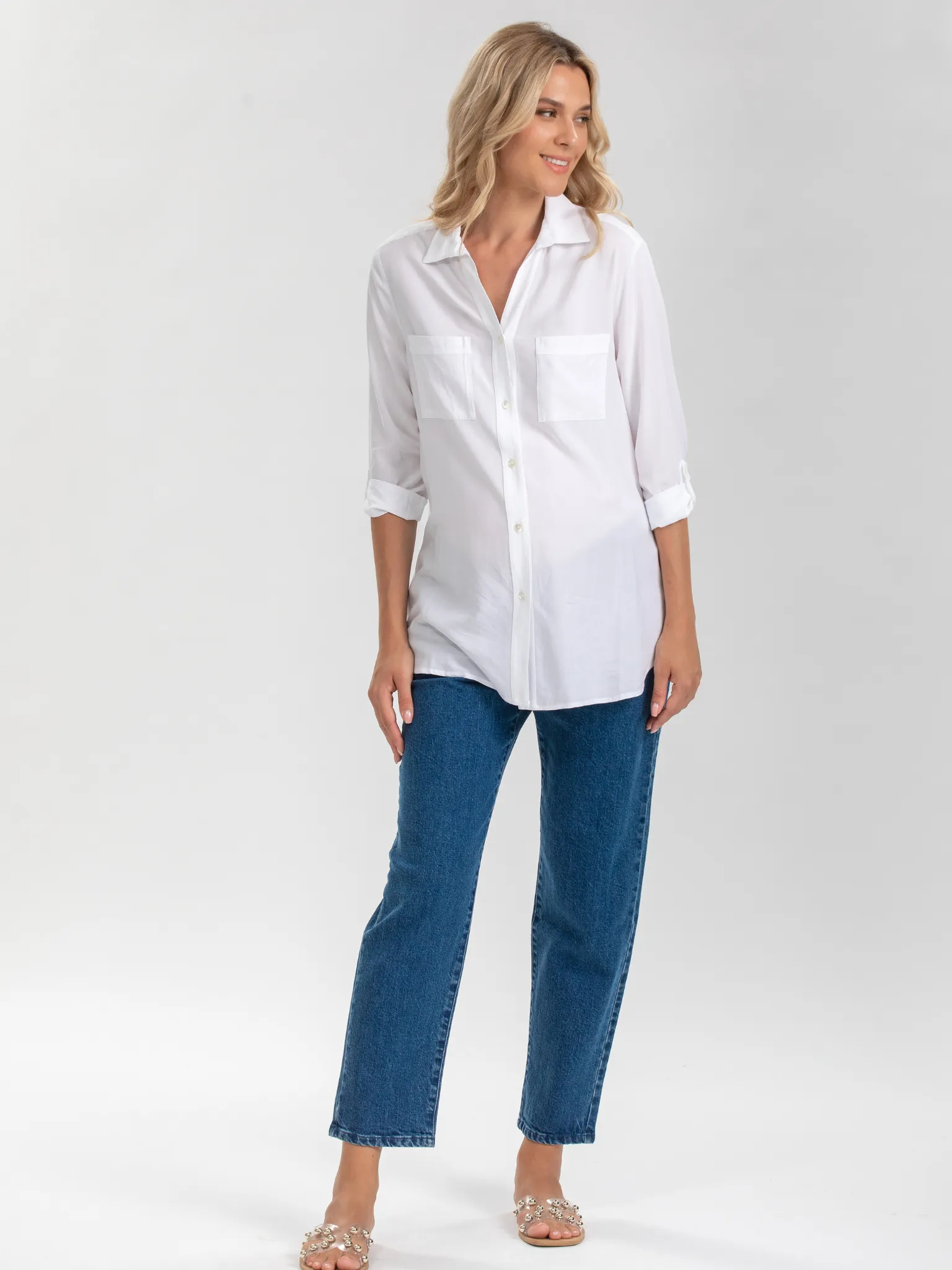90s Straight Jeans in Dark Wash