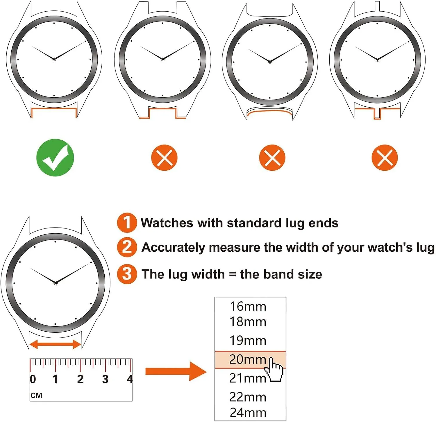 ANNEFIT Watch Band, Denim Fabric Quick Release Watch Strap for Men Women, 16mm 18mm 19mm 20mm 21mm 22mm 24mm