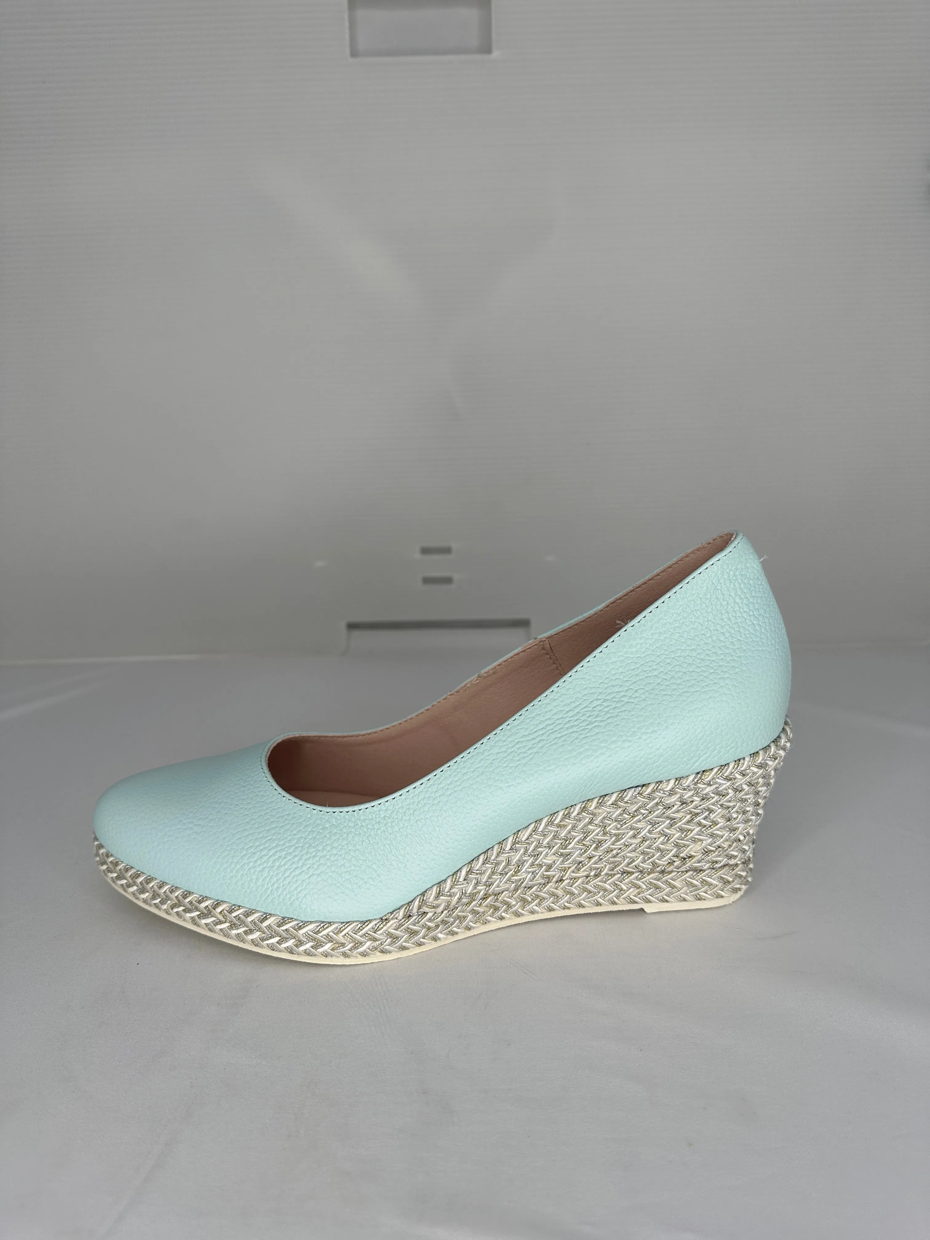 Aquamarine Wedge Shoe