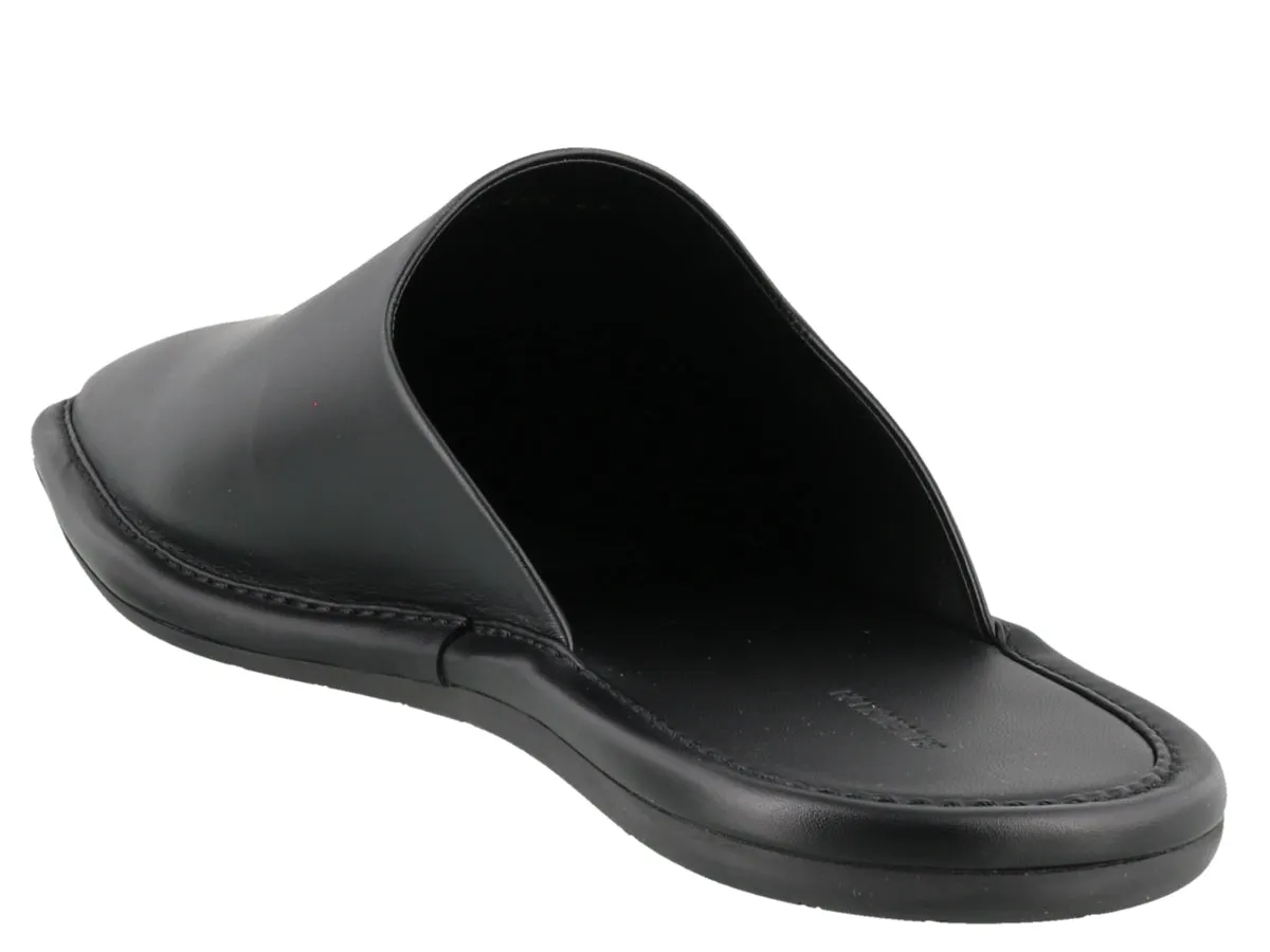Balenciaga Logo Square Toe Mules