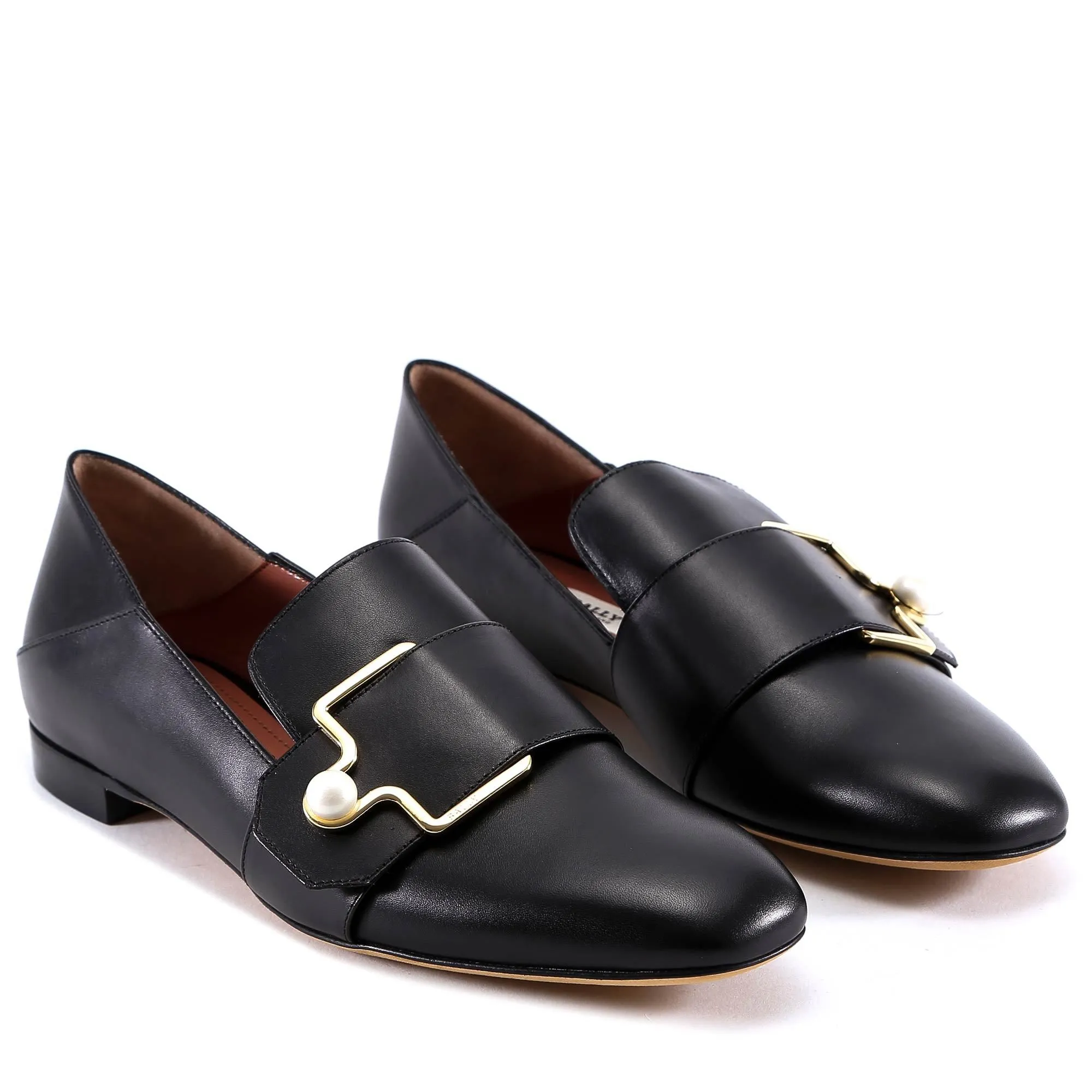 Bally Maelle Leather Loafers