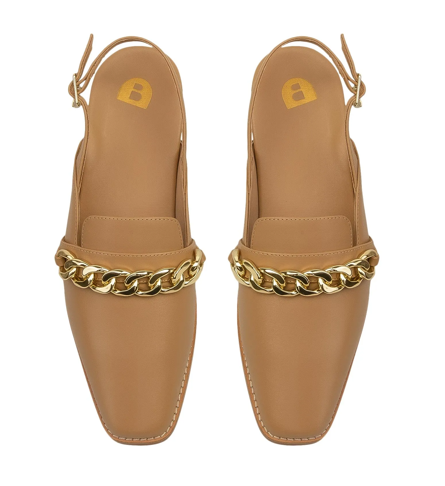Baza Latte Leather Loafers