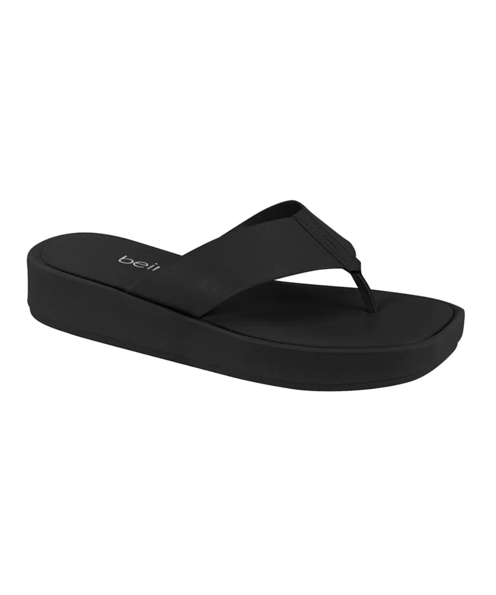 BEIRA RIO PLATFORM THONG FLIP FLOPS