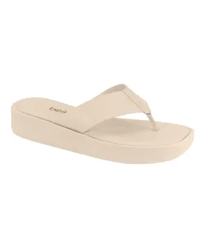 BEIRA RIO PLATFORM THONG FLIP FLOPS