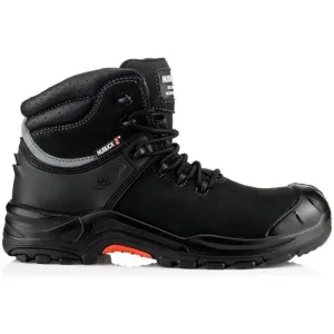 Buckler Nubuckz Safety Lace Boots – NKZ102BK | S3S Certified, Slip-Resistant & Durable