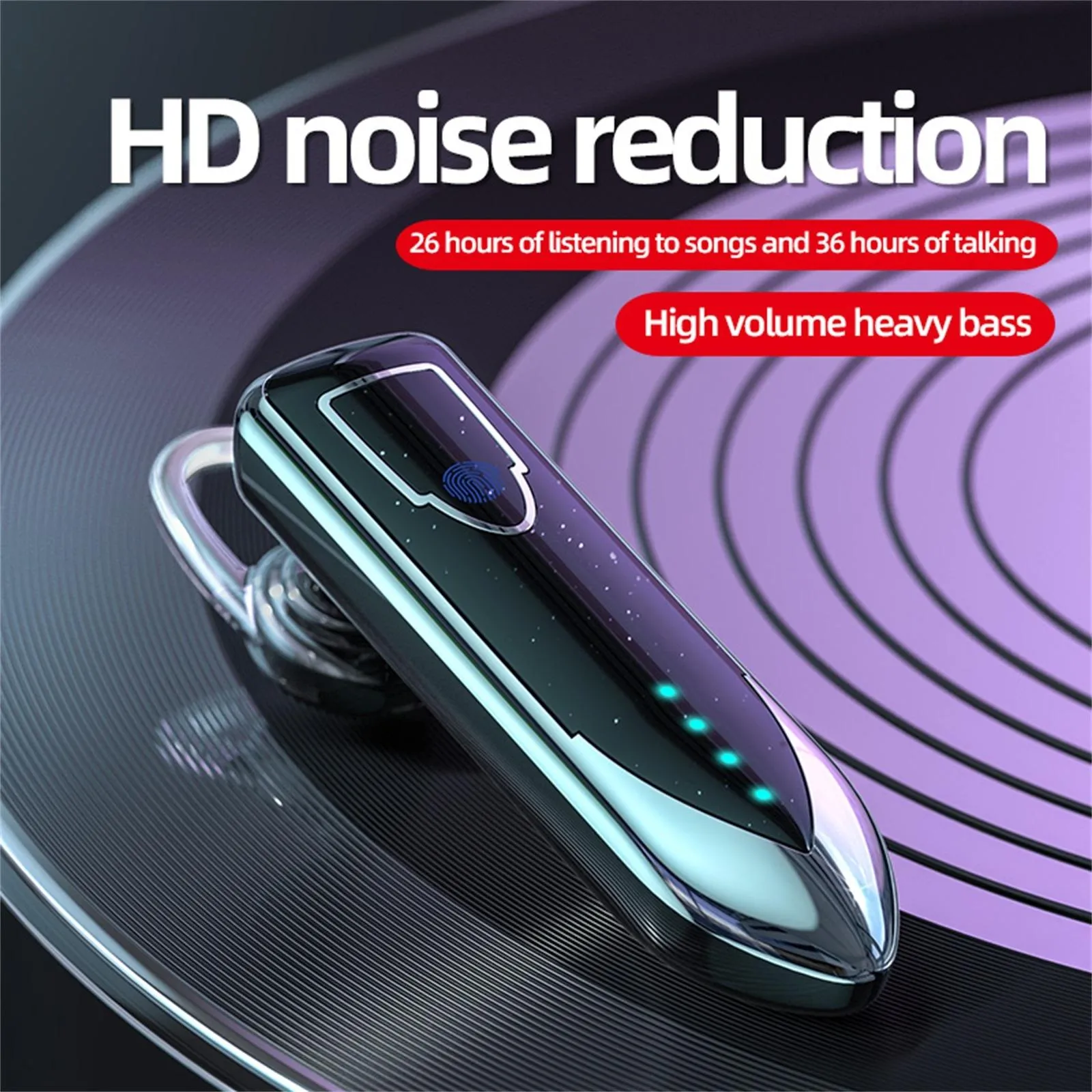 Business Style Bluetooth 5.0 Earphone with Touch Switch