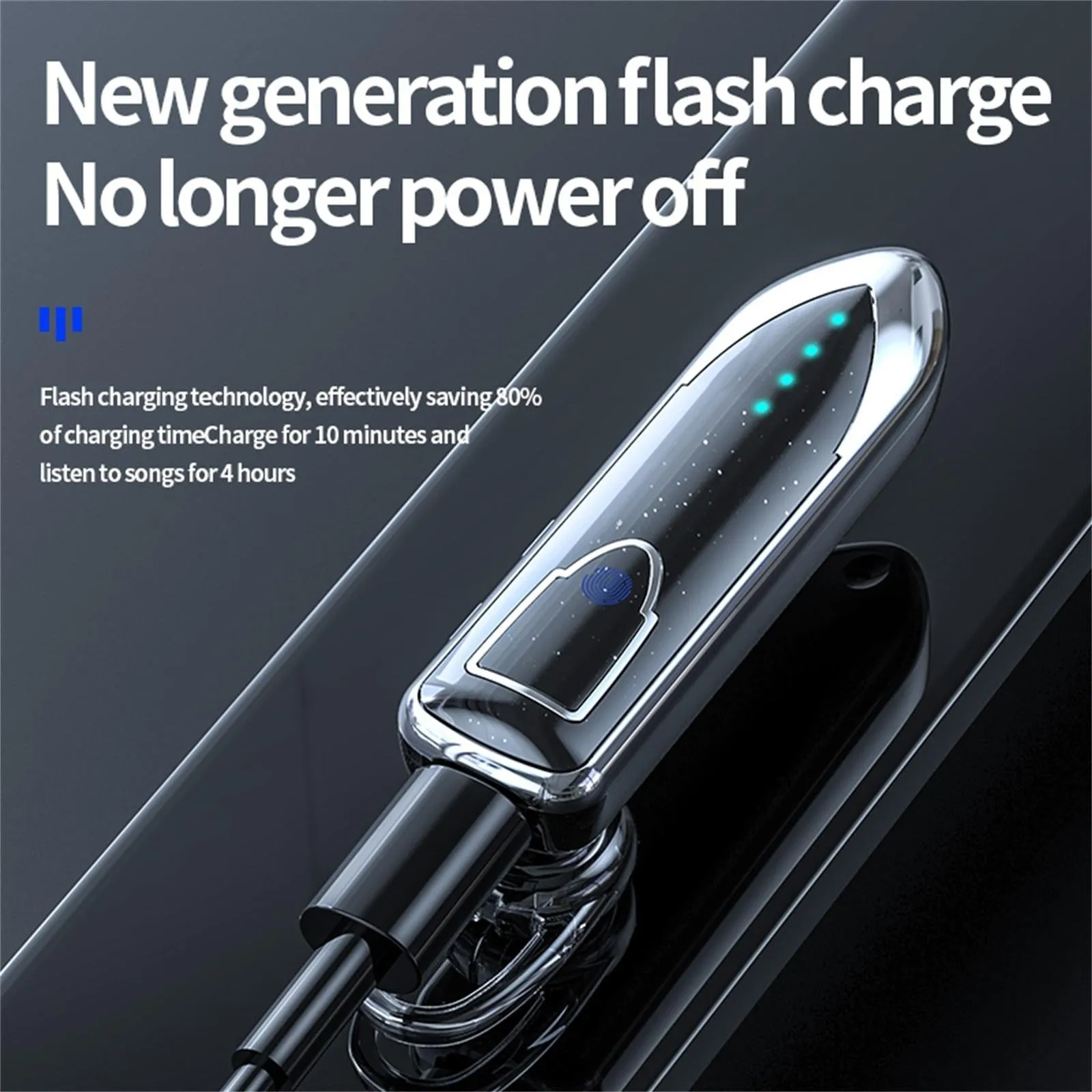 Business Style Bluetooth 5.0 Earphone with Touch Switch
