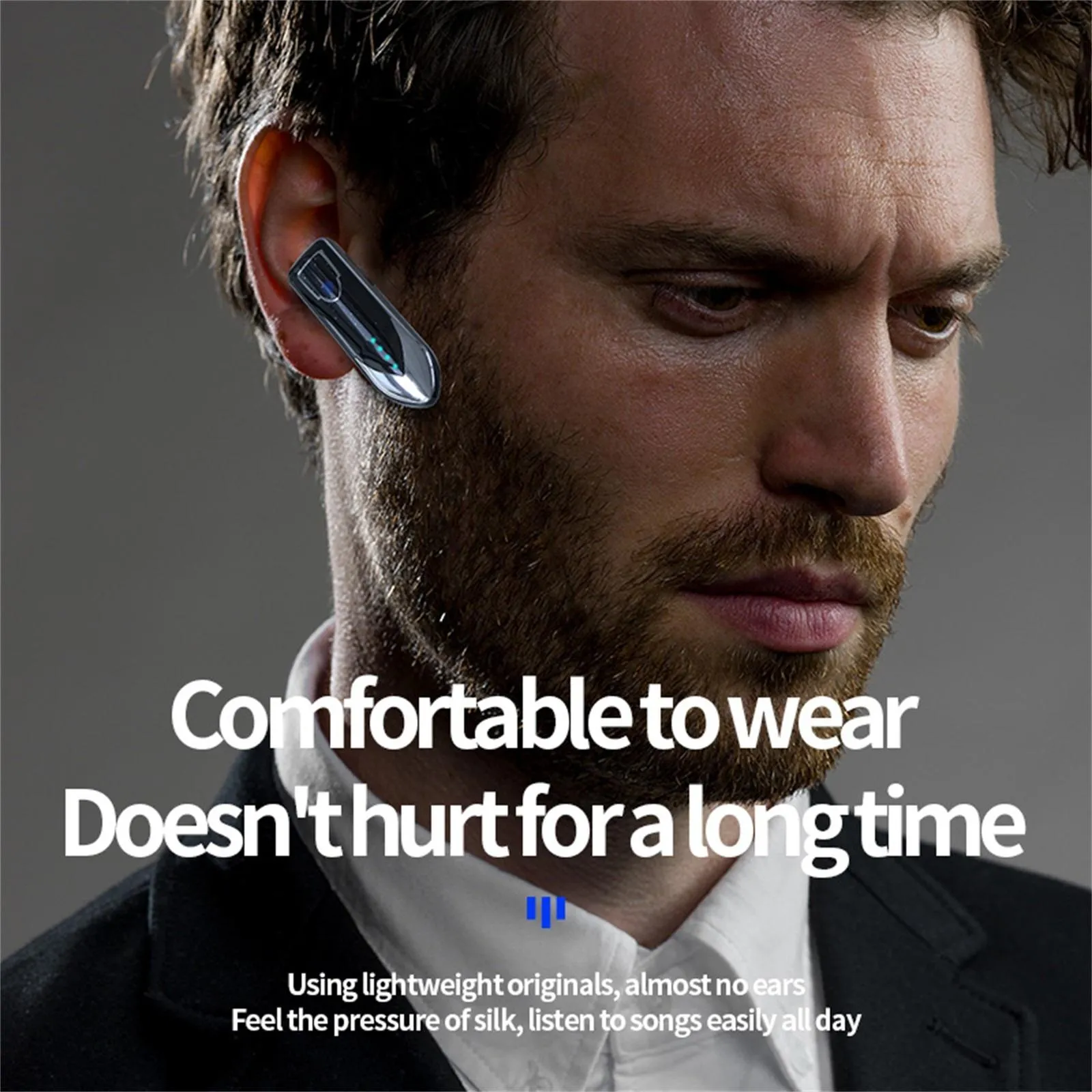 Business Style Bluetooth 5.0 Earphone with Touch Switch