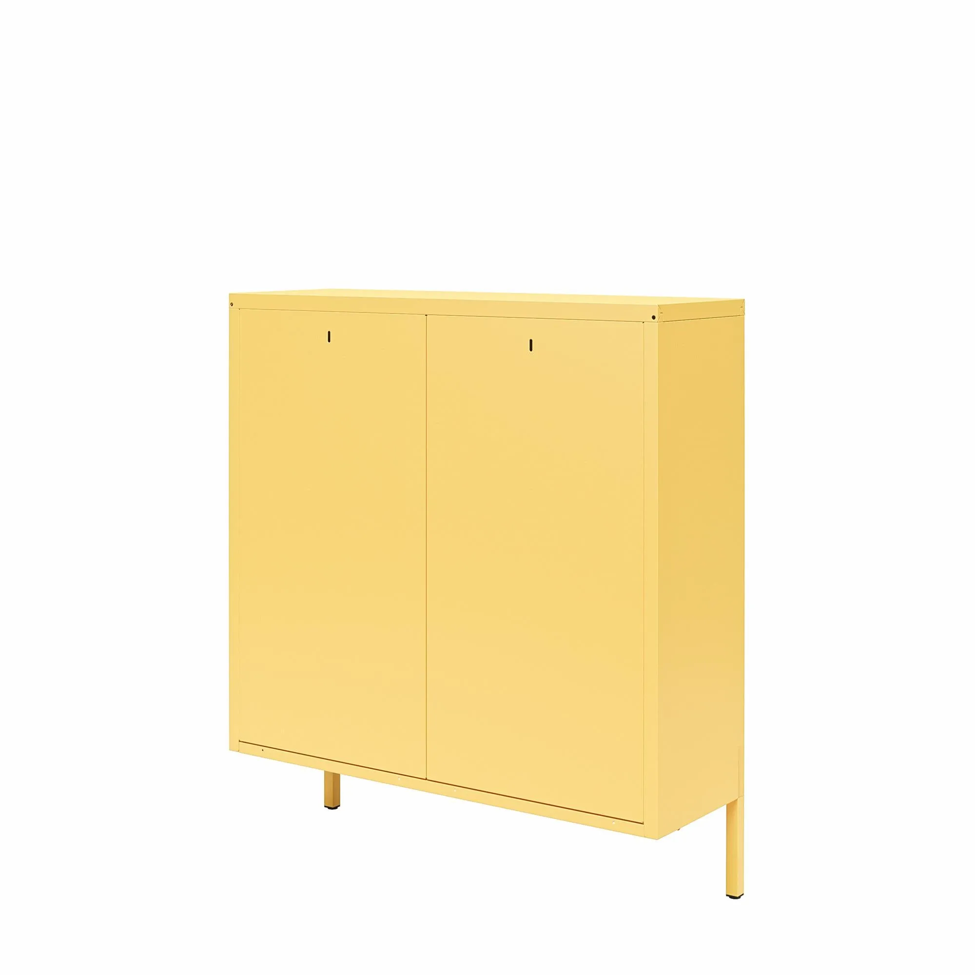 Cache 2 Door Locker Style Metal Shoe Storage Cabinet