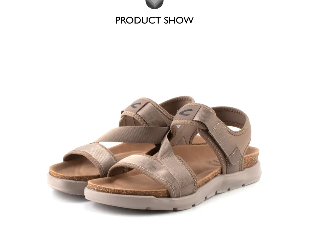 camel active Women Trinity Slingback Sandals -792301-CV02SV-6-KHAKI