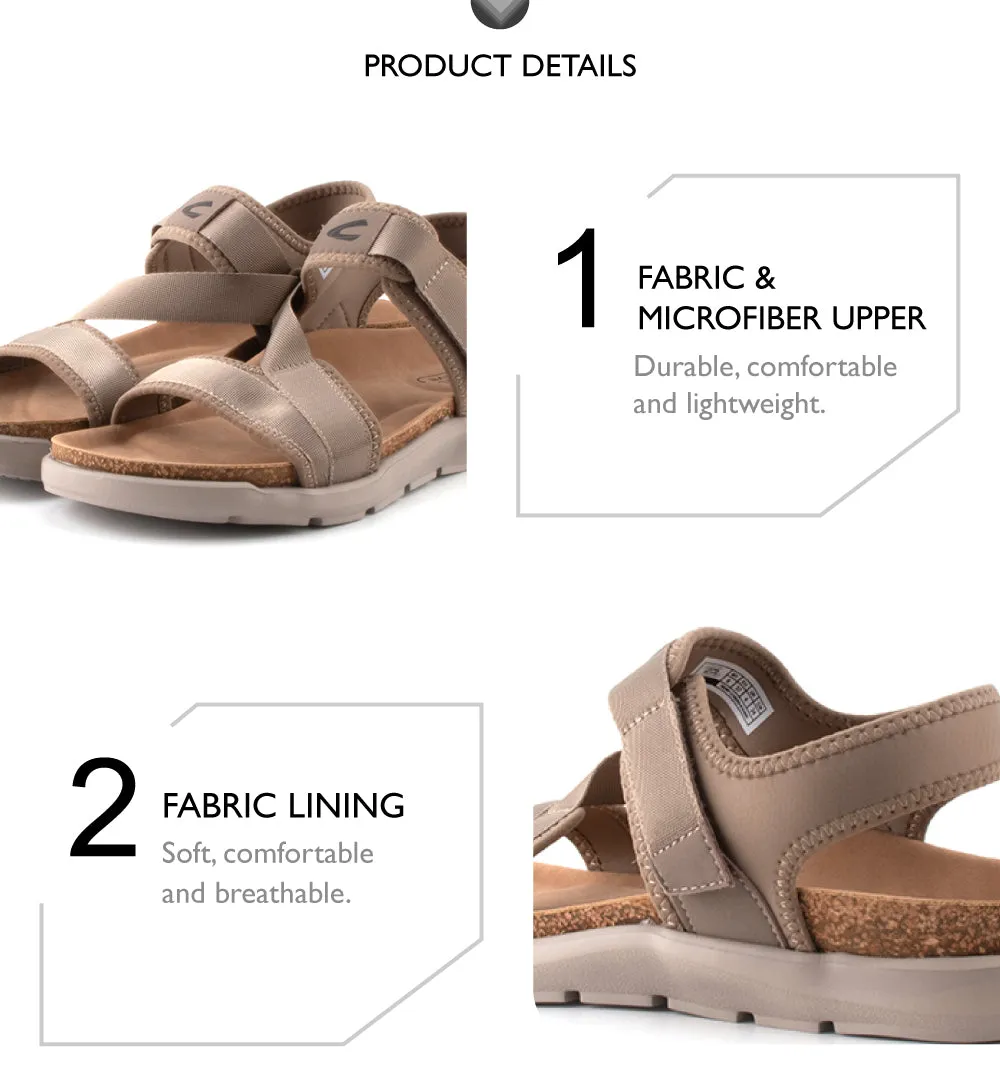 camel active Women Trinity Slingback Sandals -792301-CV02SV-6-KHAKI