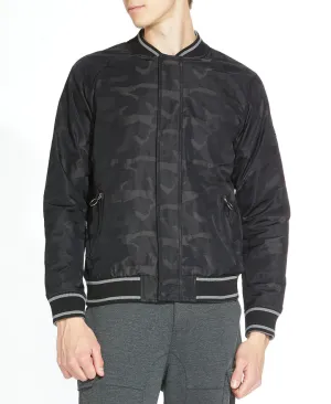 Civil Society Camo Print Lightweight Bomber Jacket