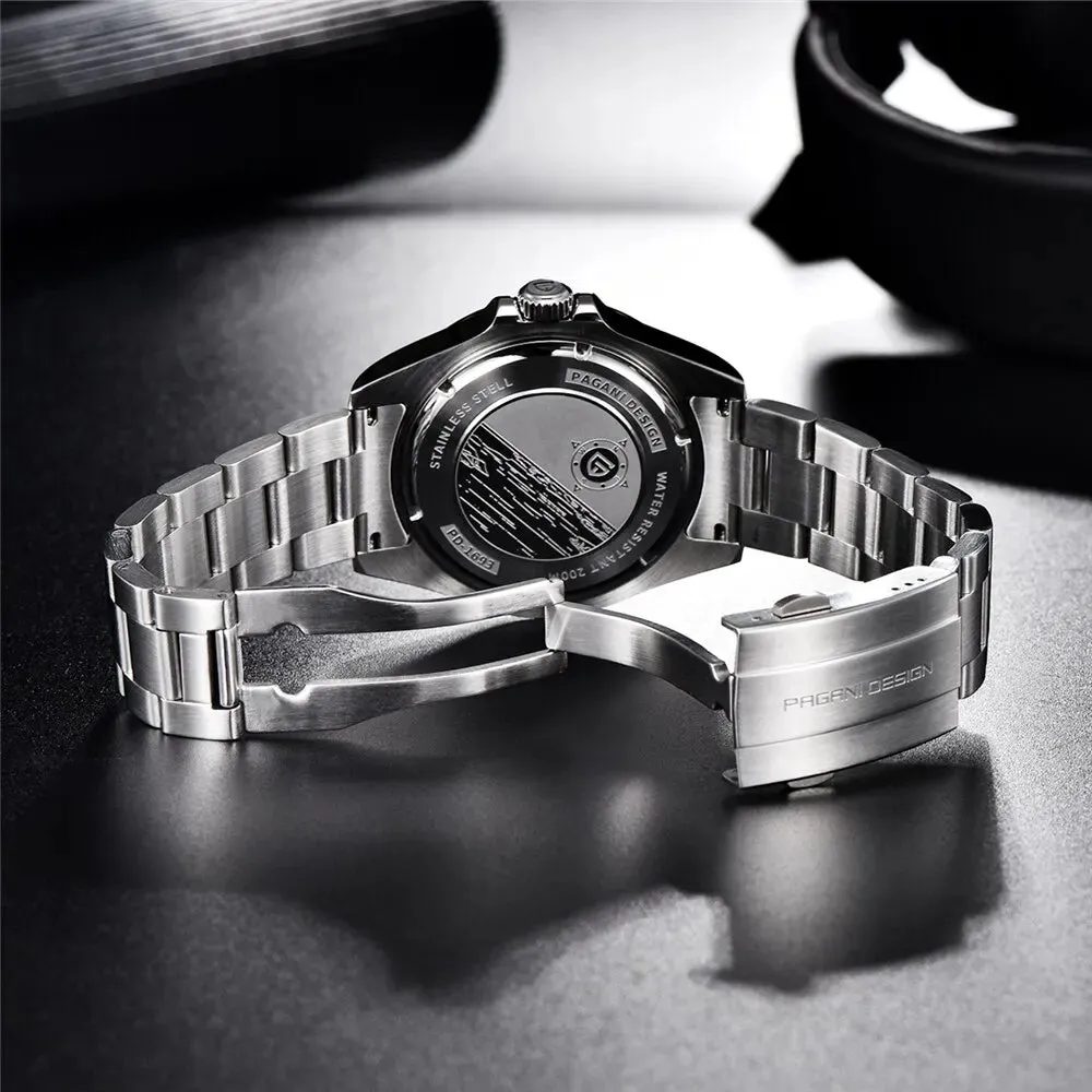 Classic Gmt Mens Automatic Watch 200m Waterproof