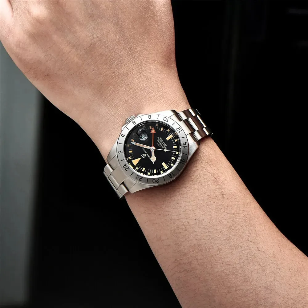 Classic Gmt Mens Automatic Watch 200m Waterproof