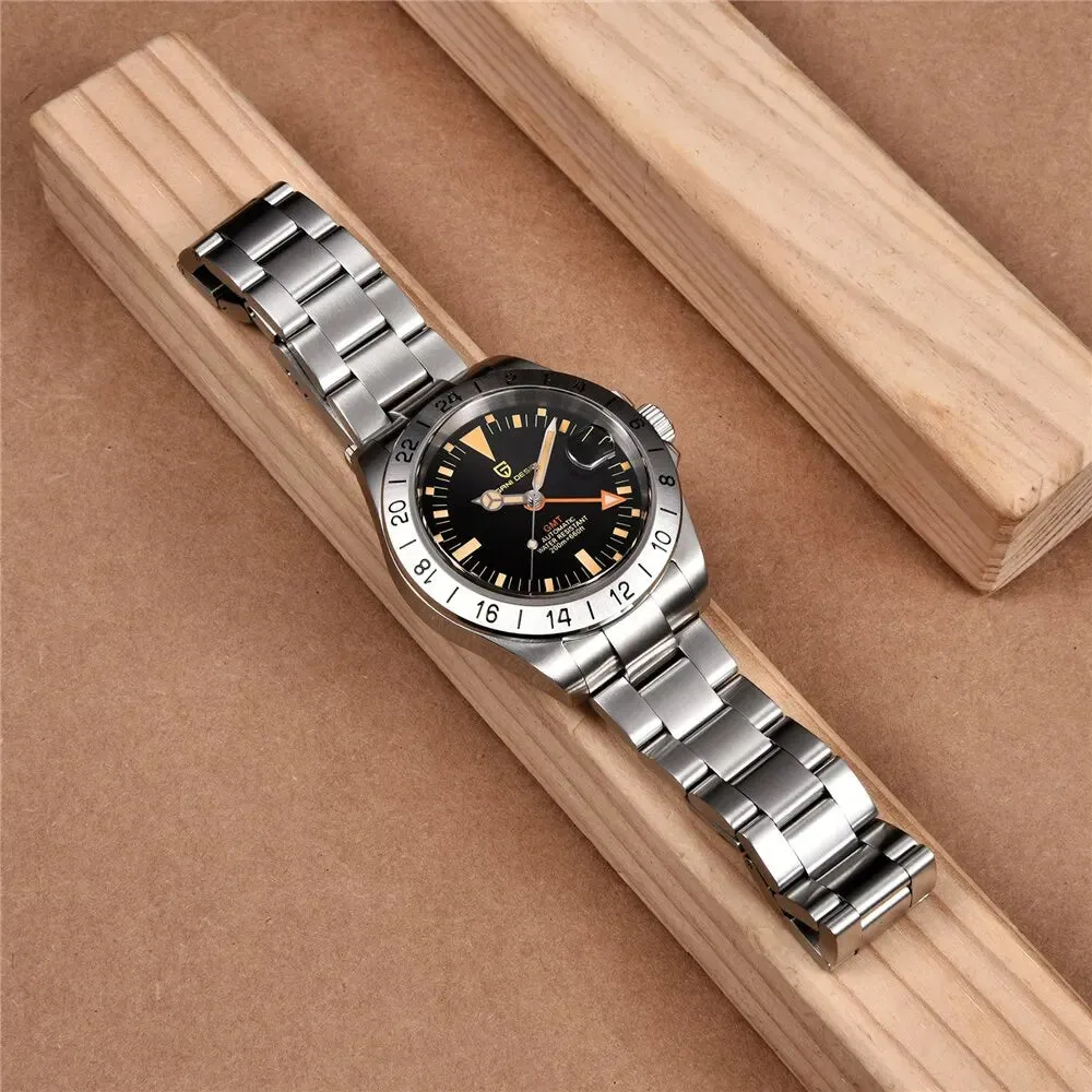 Classic Gmt Mens Automatic Watch 200m Waterproof