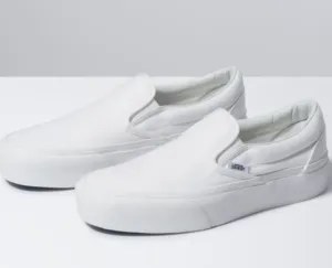 Classic Platform Slip On - True White