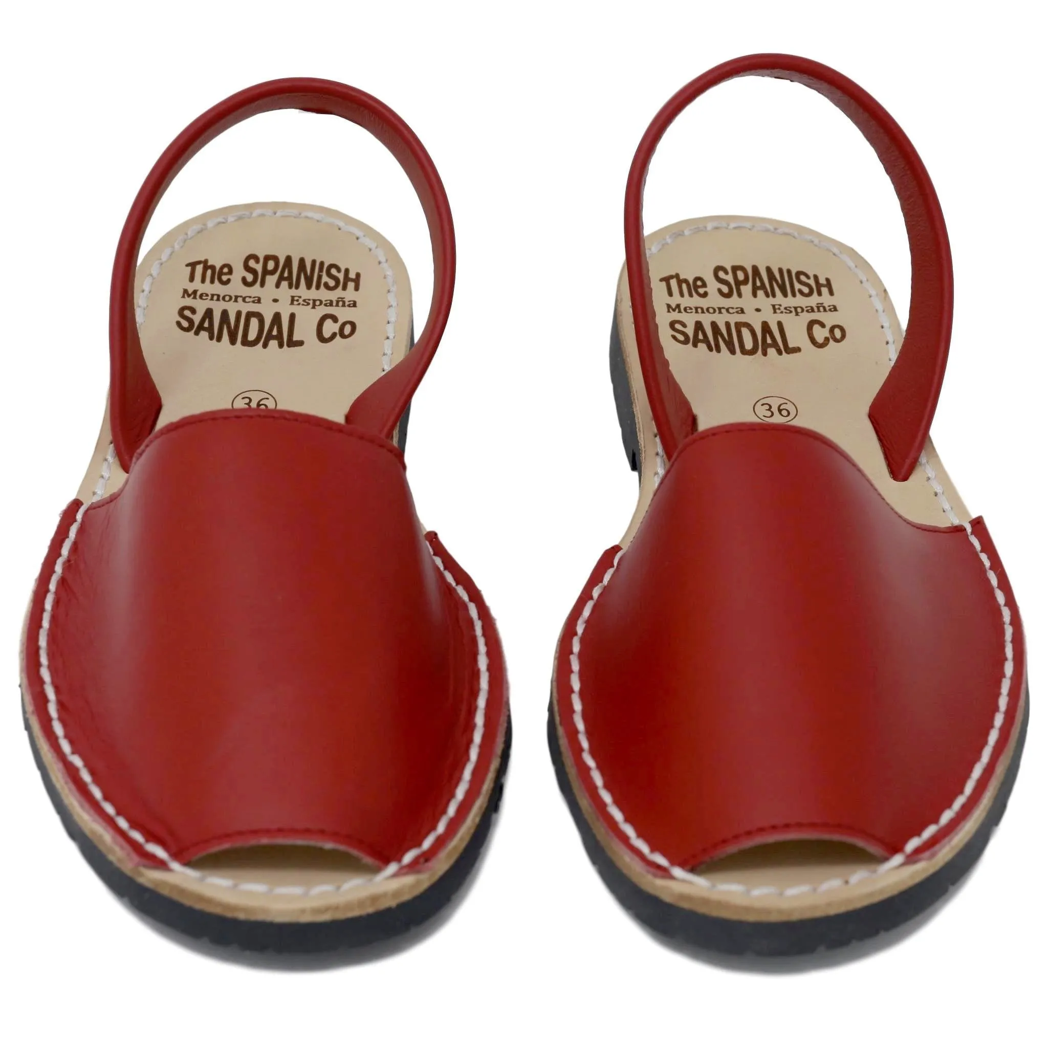 Classic red sandals