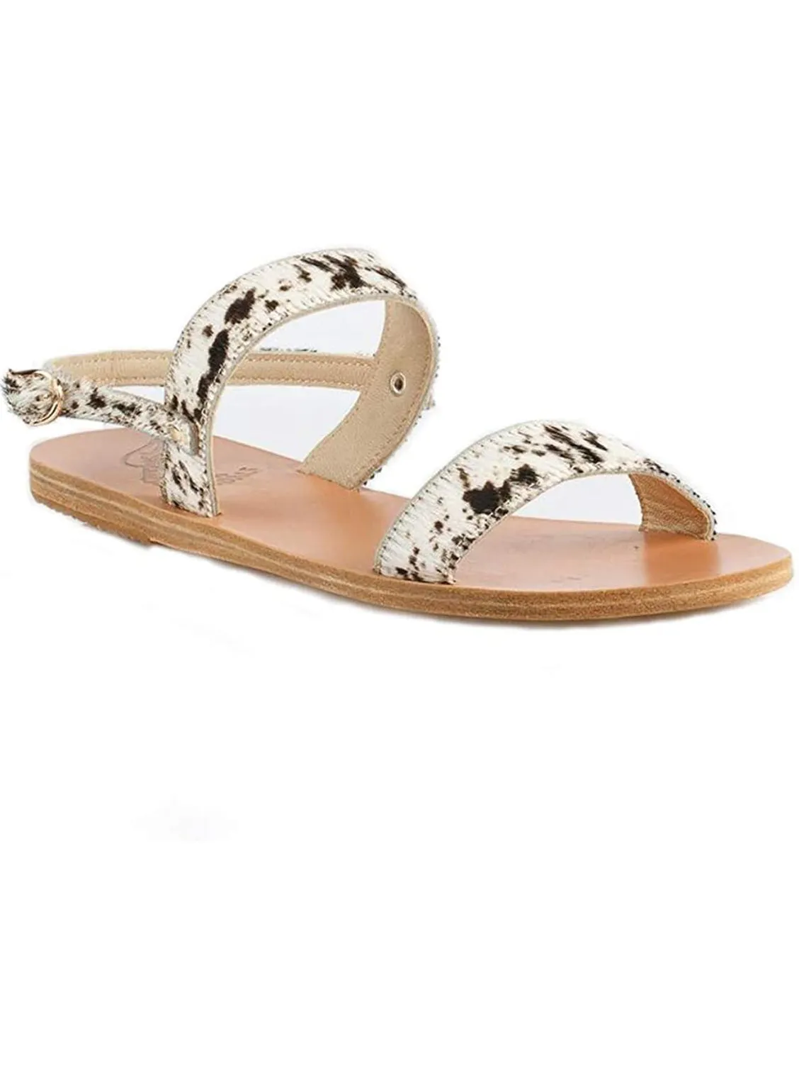 Clio Flat Sandals in Pony Splash