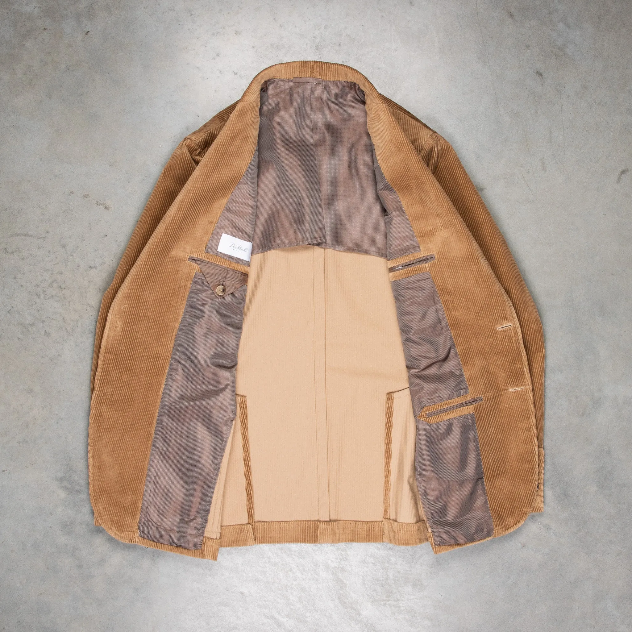 De Petrillo Posillipo Corduroy Jacket Beige Cerbiatto