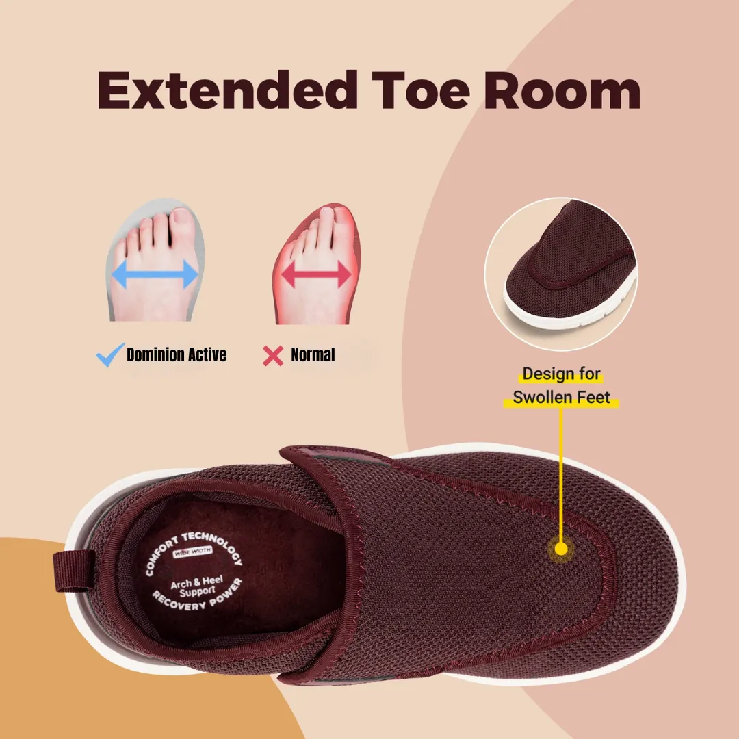 Dominion Active Wide Width Diabetic Shoes For Women