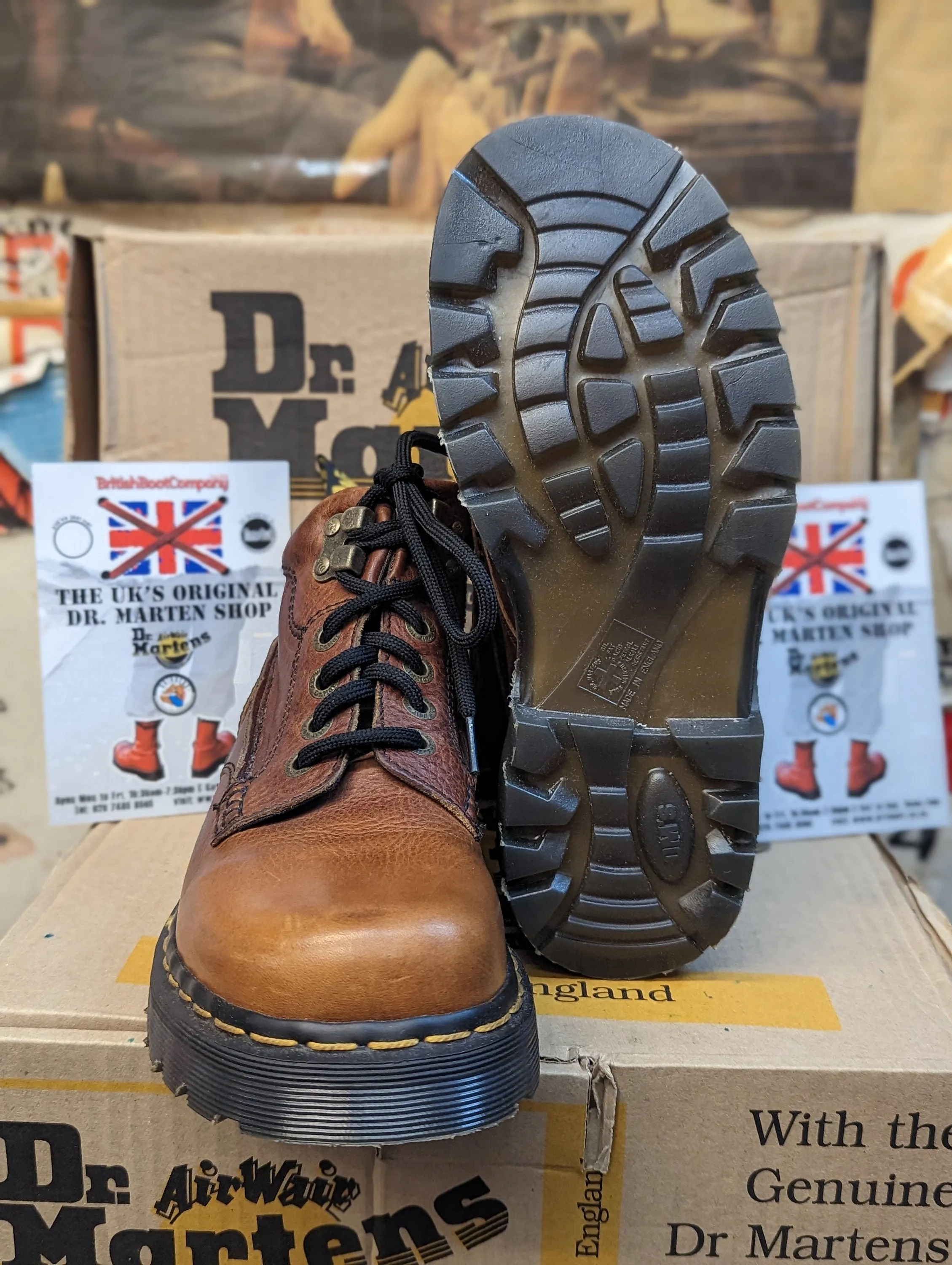 Dr Martens 8A19 Made in England Peanut Boot Various Sizes