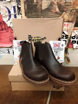 Dr Martens Bark Waxy Suede Leather, Size UK8, Chelsea Boot, Limited Edition / 8b91