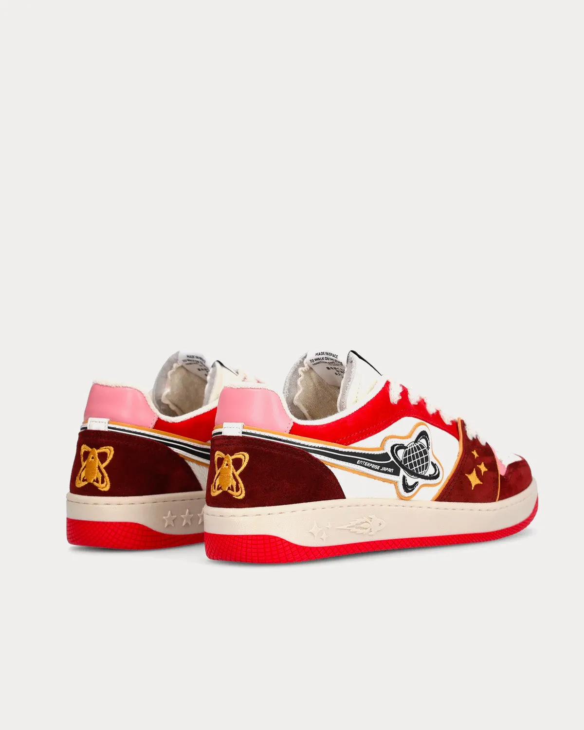 EJ Rocket Pink /  Milk / Fired Brick Low Top Sneakers
