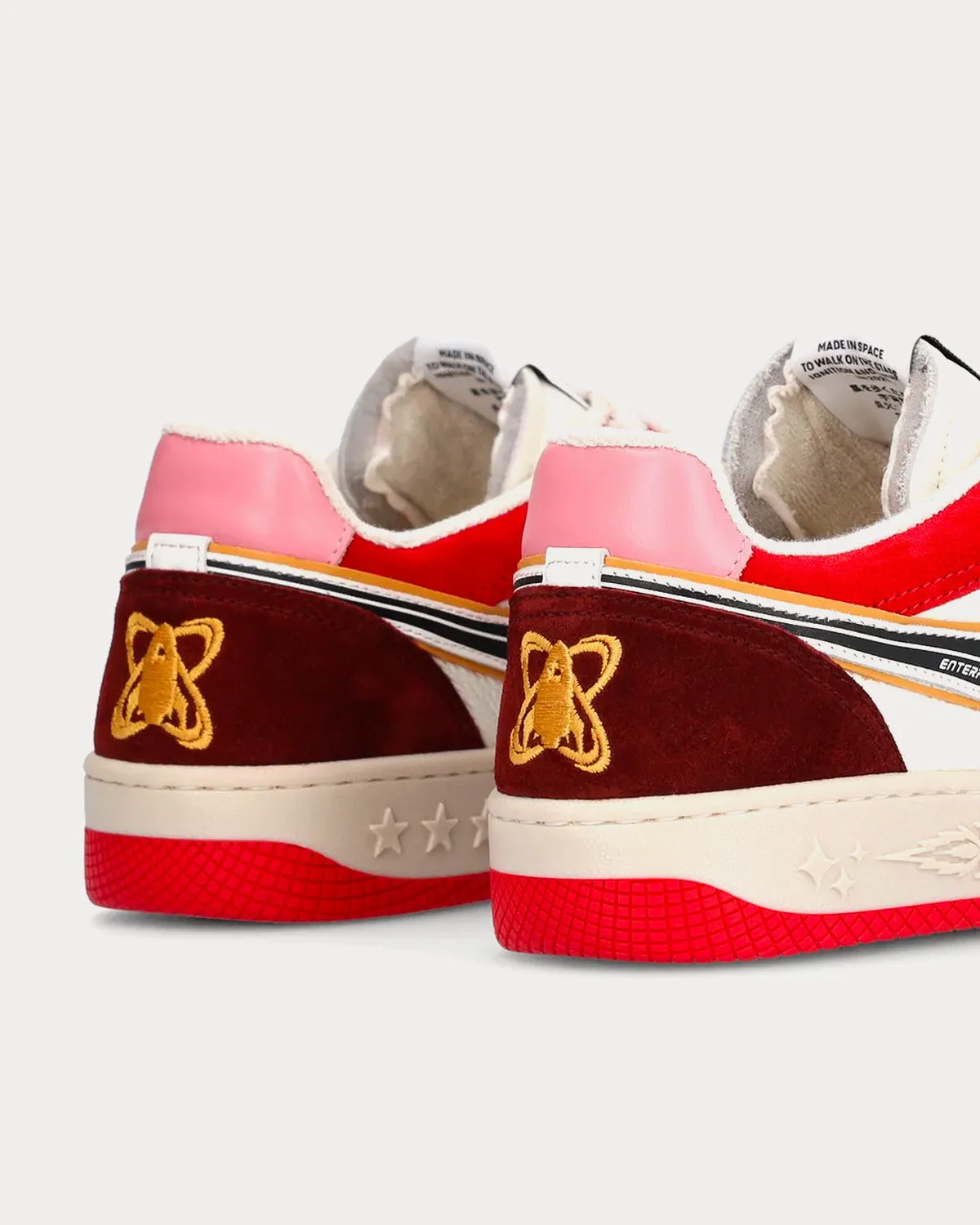 EJ Rocket Pink /  Milk / Fired Brick Low Top Sneakers