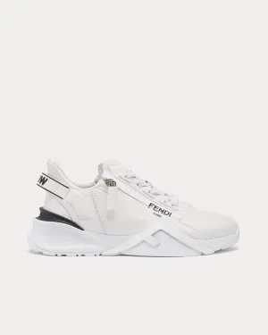 Flow Leather White Low Top Sneakers