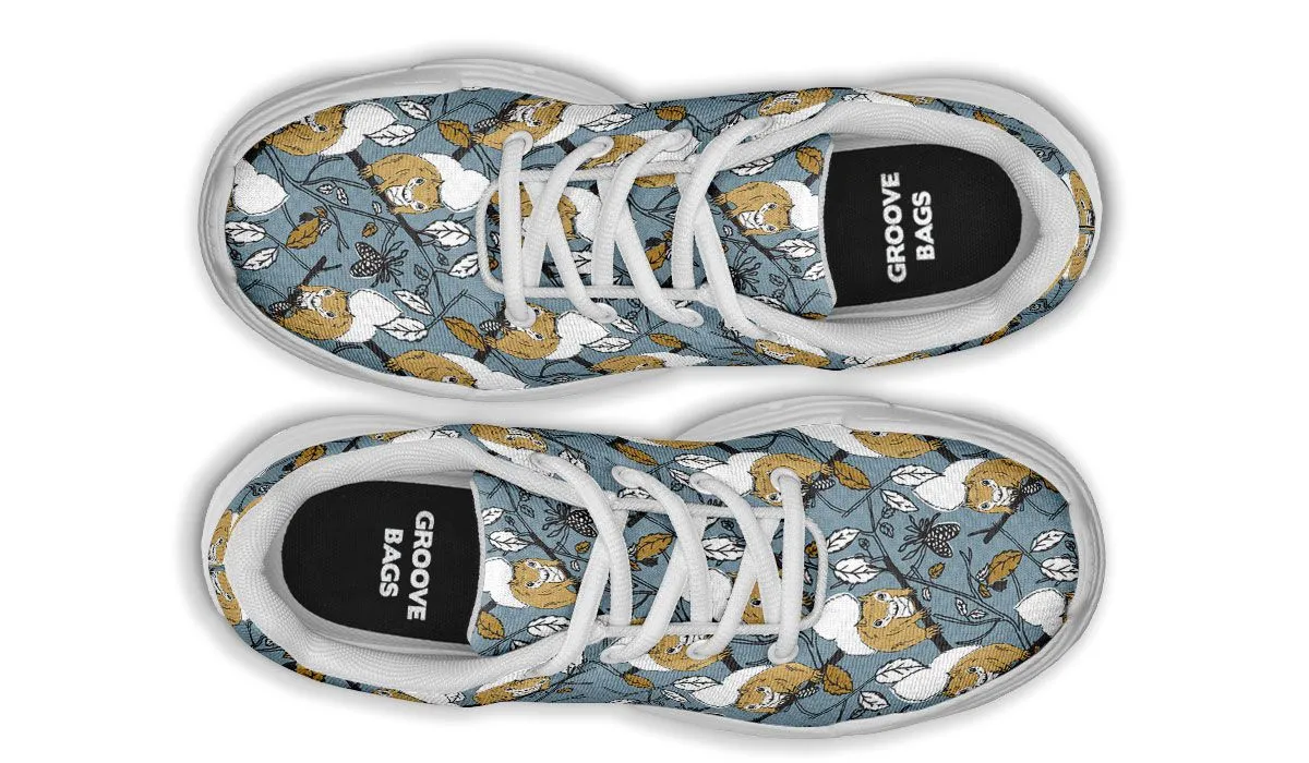 Forest Squirrel Chunky Sneakers