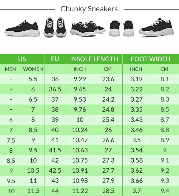 Geological Chunky Sneakers