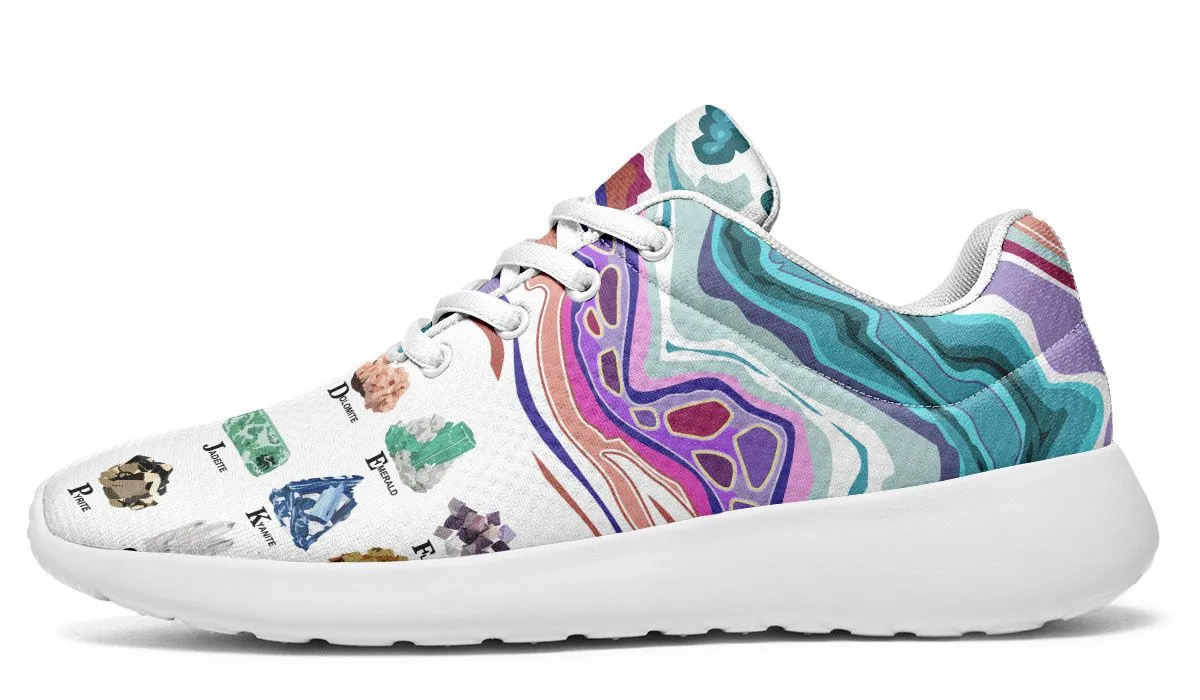 Geology Alphabet Sneakers