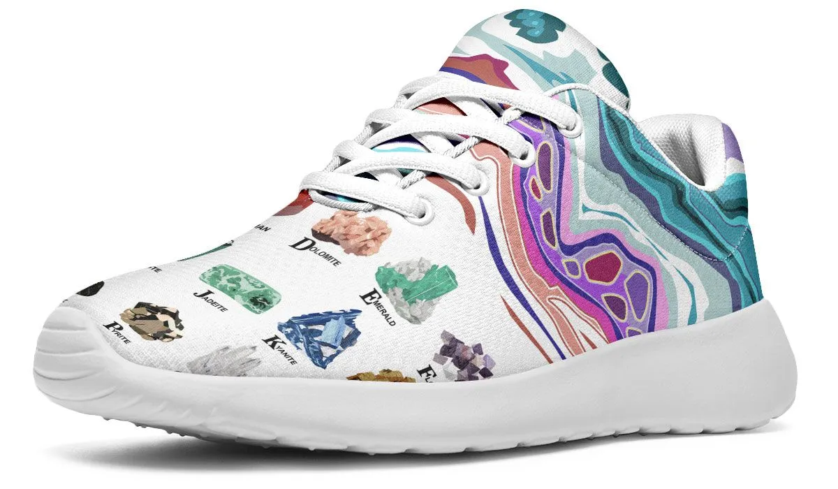 Geology Alphabet Sneakers