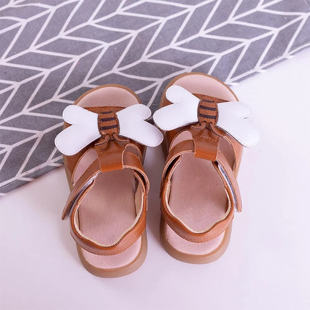 Girls Rubber Baotou Sandals Insect Series