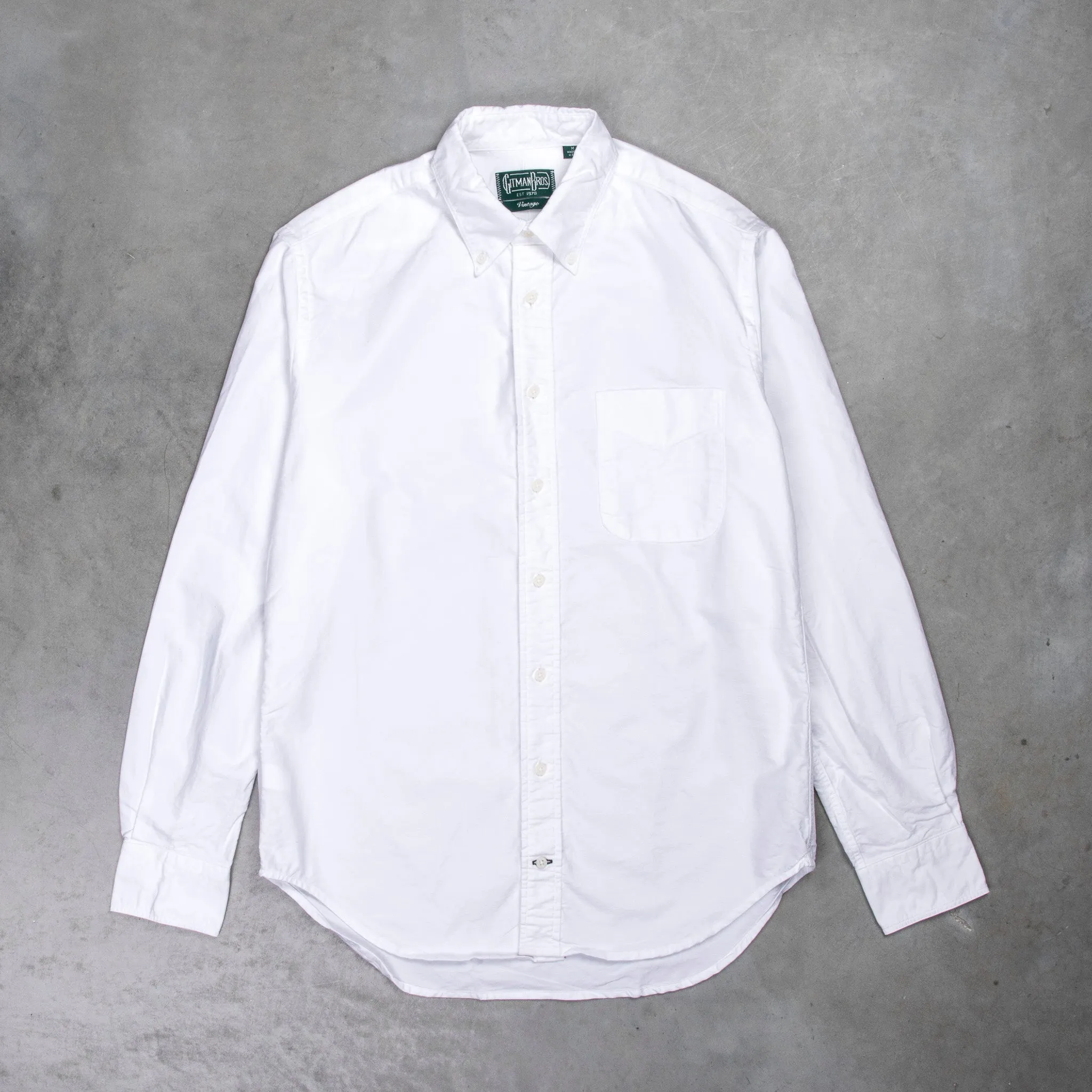 Gitman Vintage Oxford Button-down Shirt White