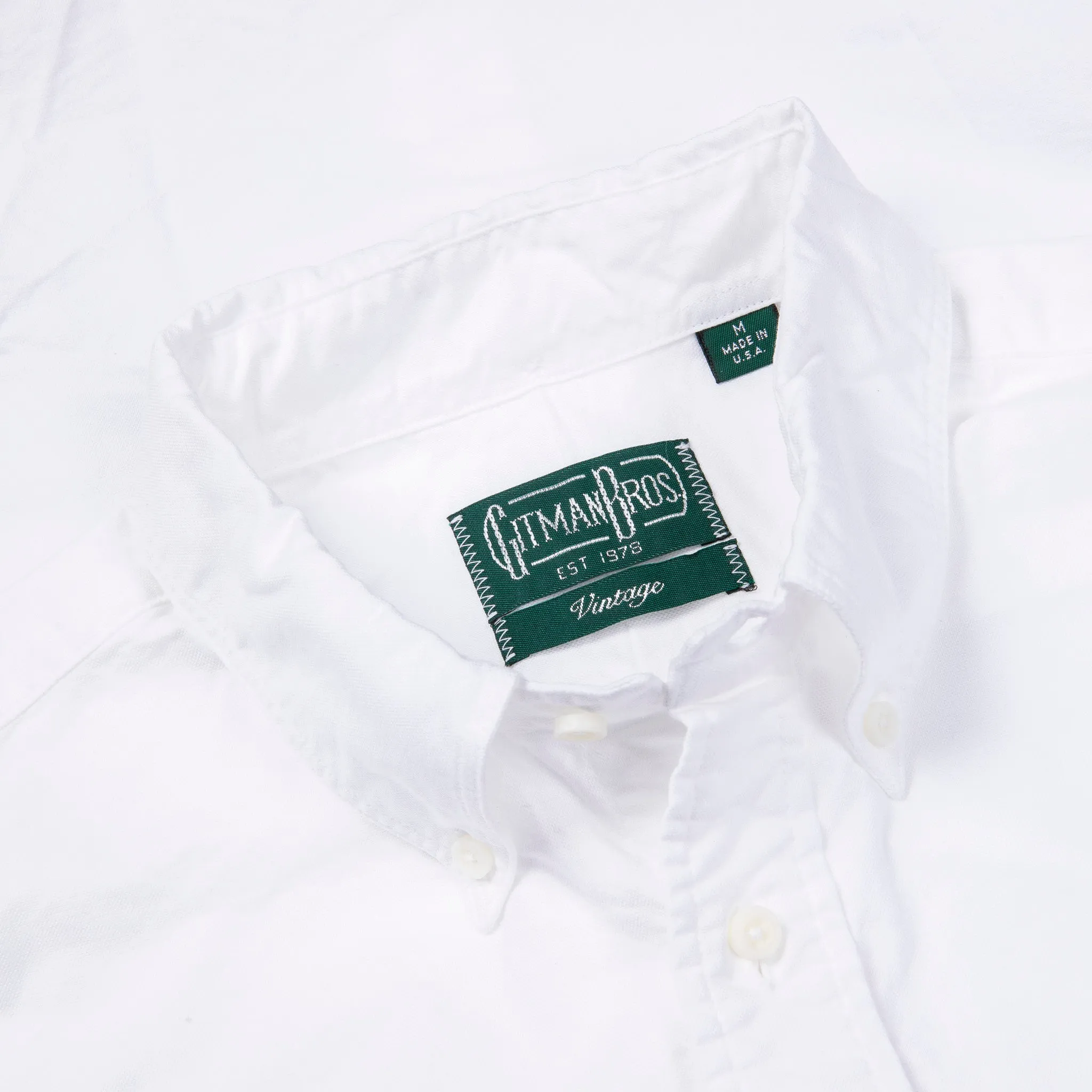 Gitman Vintage Oxford Button-down Shirt White