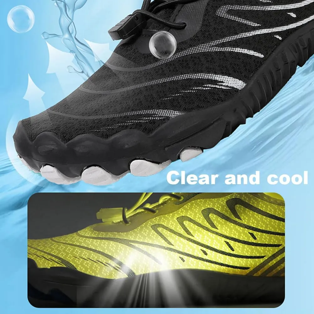 Grounding Shoes with Copper Grounded Footwear for Women Men Hike Grounding Barefoot Shoes Footwear Zero Drop Wide Toe Box Non-Slip for Walking Gym Trail Running