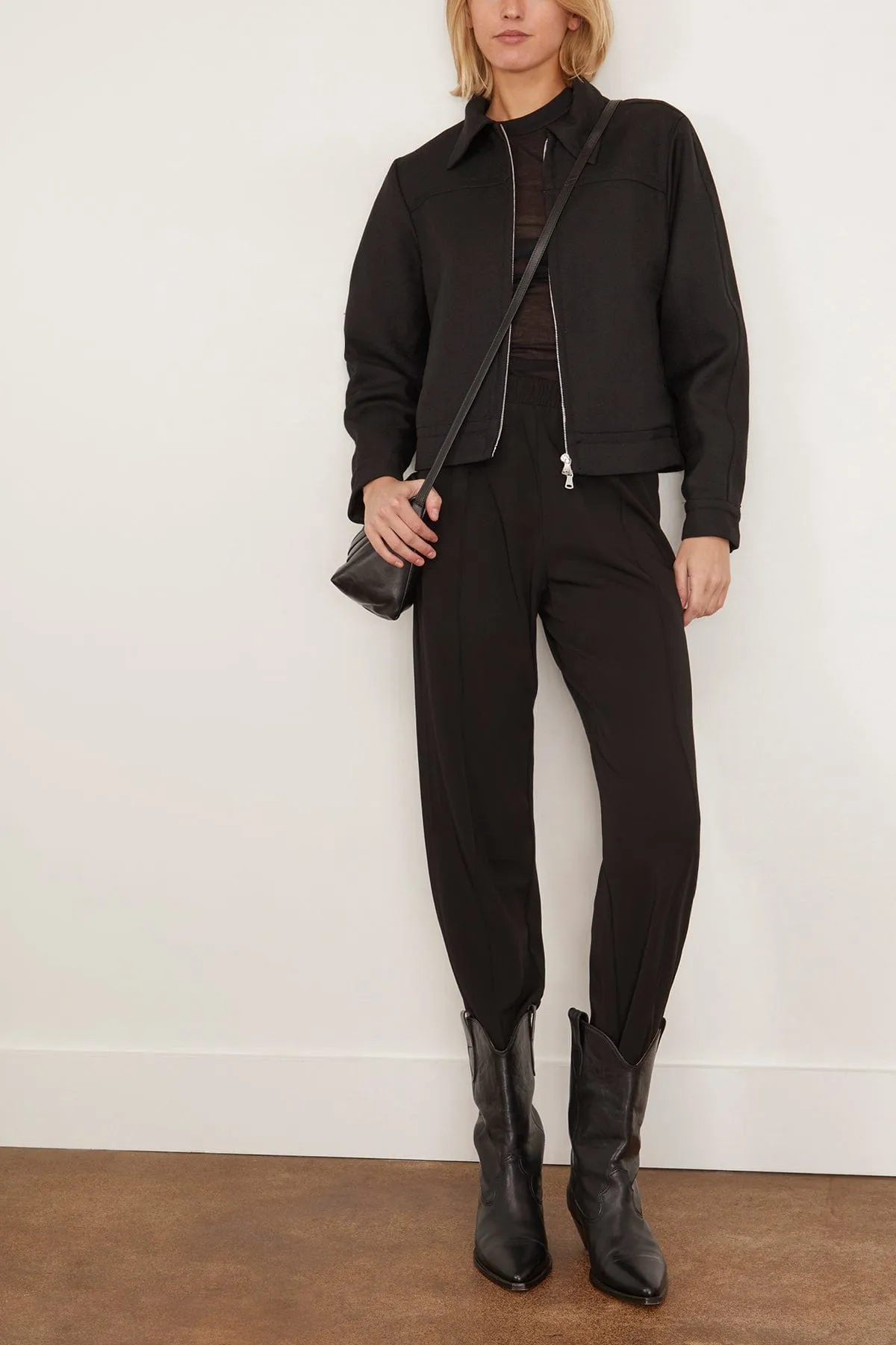 Jersey Trouser in Black