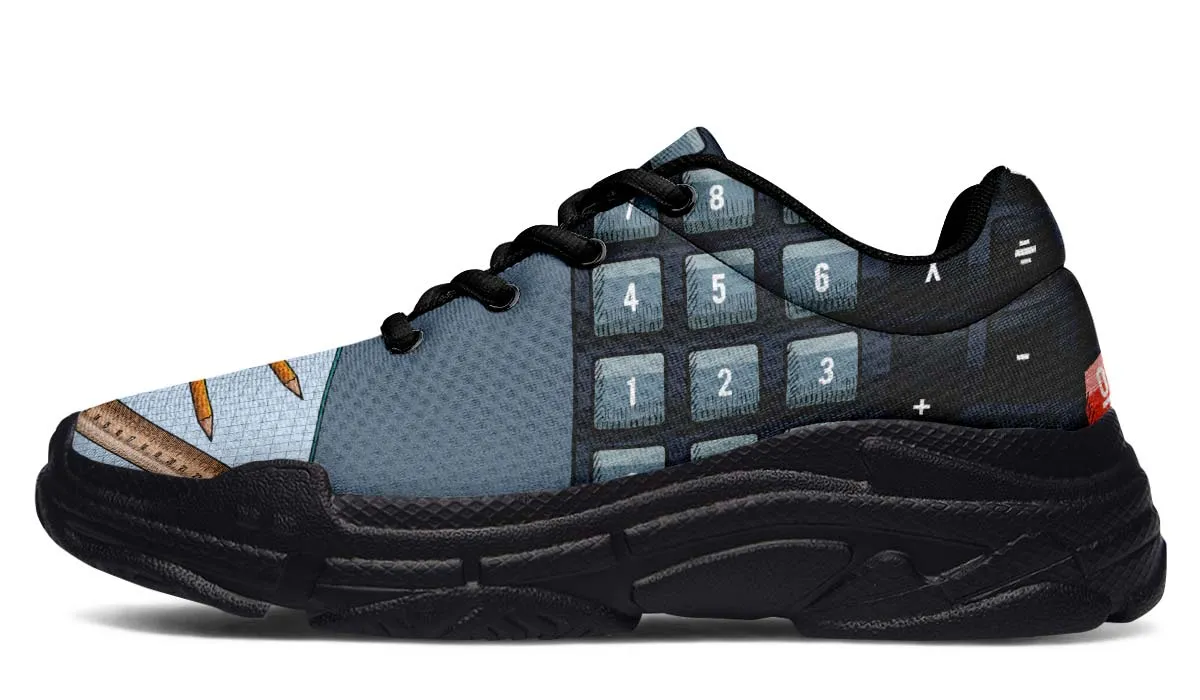 Math Teacher Lifestyle Chunky Sneakers