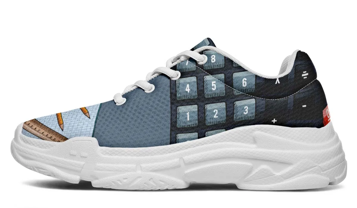 Math Teacher Lifestyle Chunky Sneakers