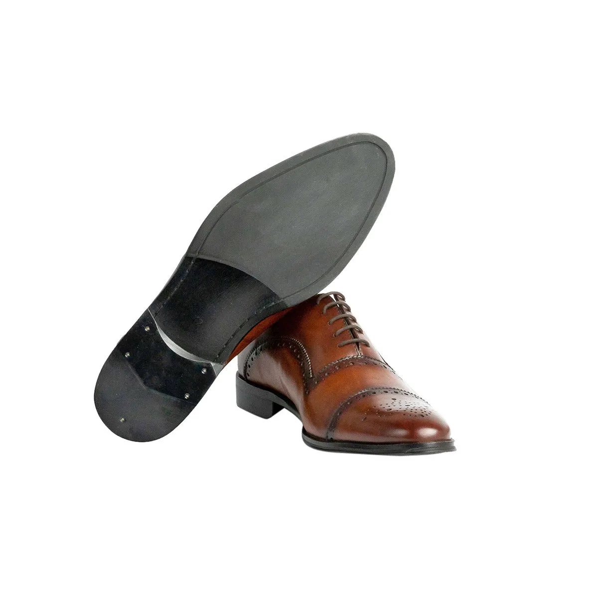 Men Leather Brogue Oxfords ǀ RICARDO 6749