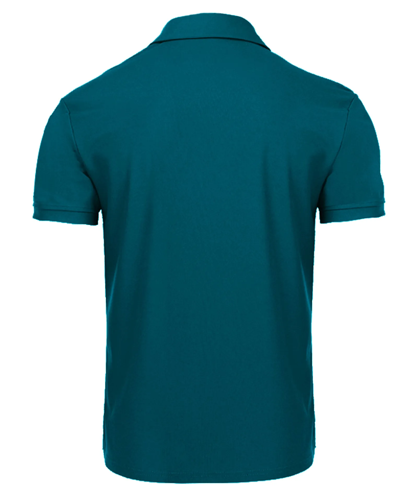 Men's Button Up Solid Color Dri Fit Golf Polo Shirt-ZPK011132