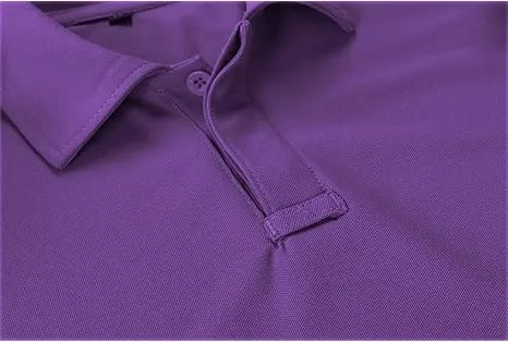 Men's Button Up Solid Color Dri Fit Golf Polo Shirt-ZPK011132