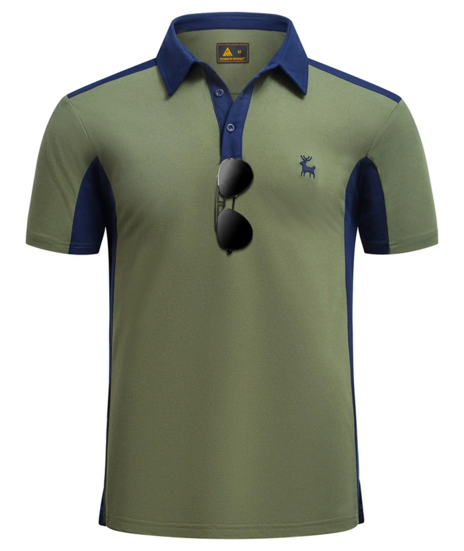 Men's Casual Slim Fit Polo Shirt-ZPK007934