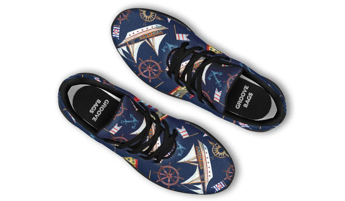 Nautical Pattern Sneakers