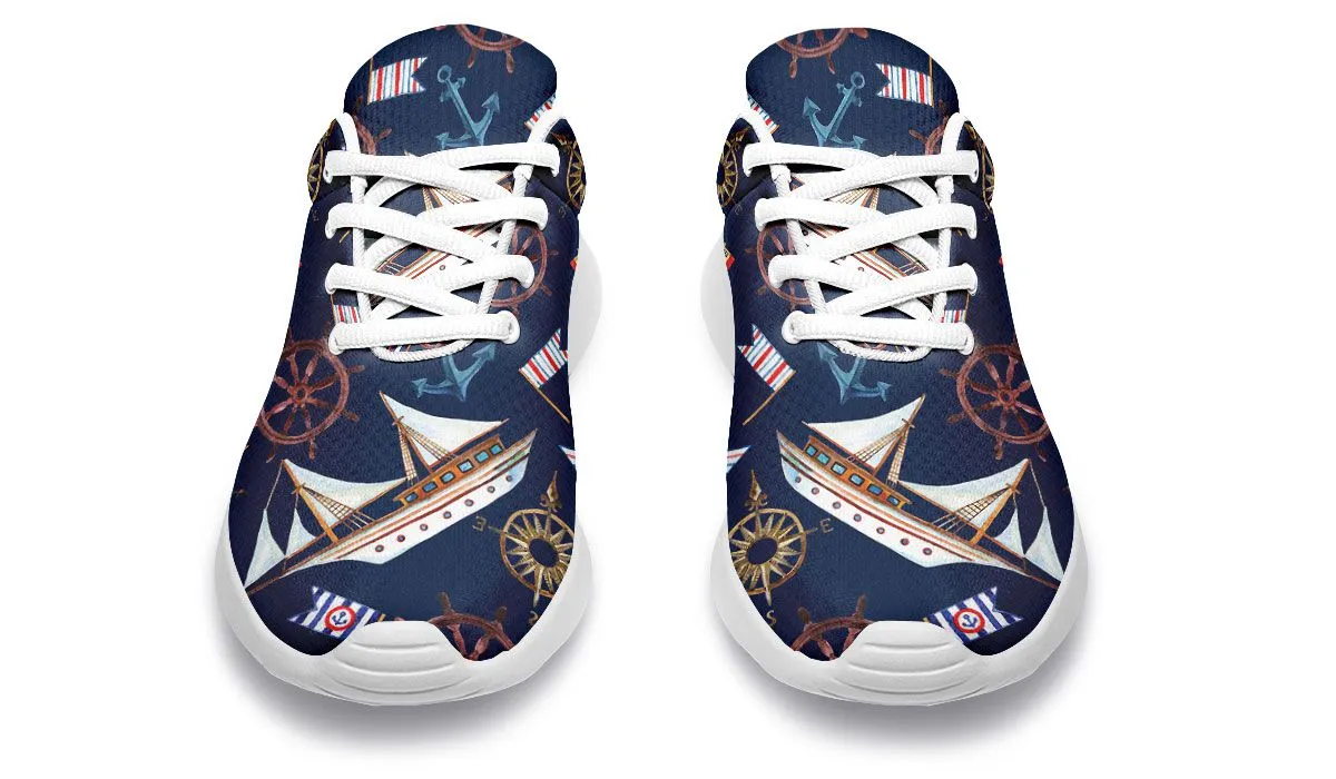 Nautical Pattern Sneakers