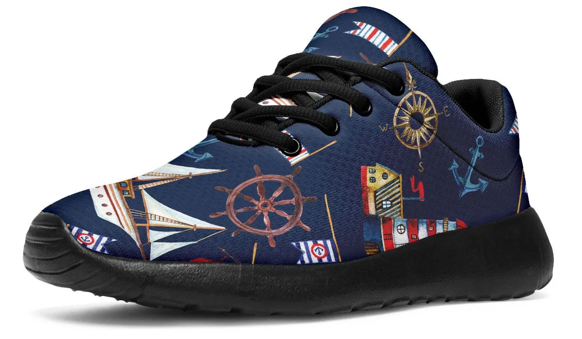 Nautical Pattern Sneakers