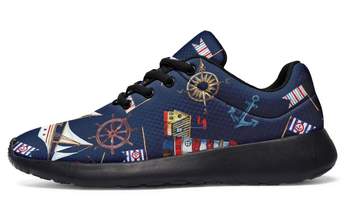 Nautical Pattern Sneakers