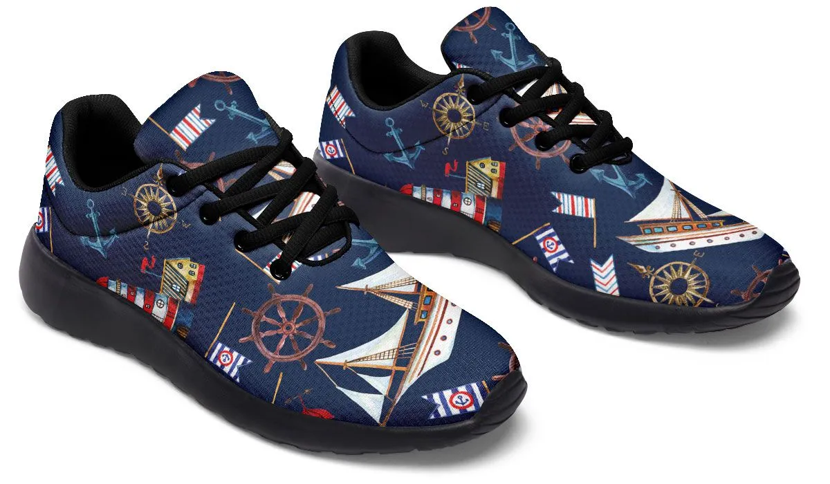 Nautical Pattern Sneakers